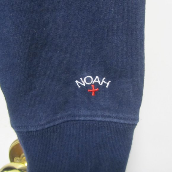 Noah NYC Navy Logo Zip Hoodie Men's L - Picture 6 of 7